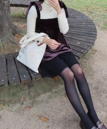 ベロアリボンビスチェ