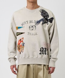 【KHOKI/コッキ】Multi embodied-design sweatshirt