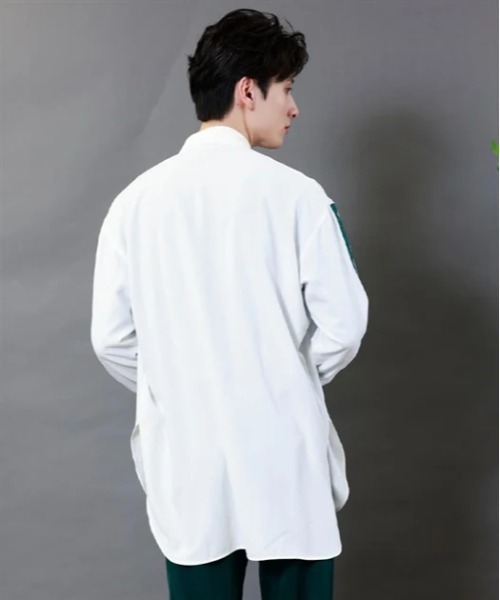 AXES-X(アクシーズエックス)の「百人一首ラインシャツ(シャツ/ブラウス・メンズ・ホワイト/ブラック・LARGE/X-LARGE/MEDIUM)」の5枚目の写真