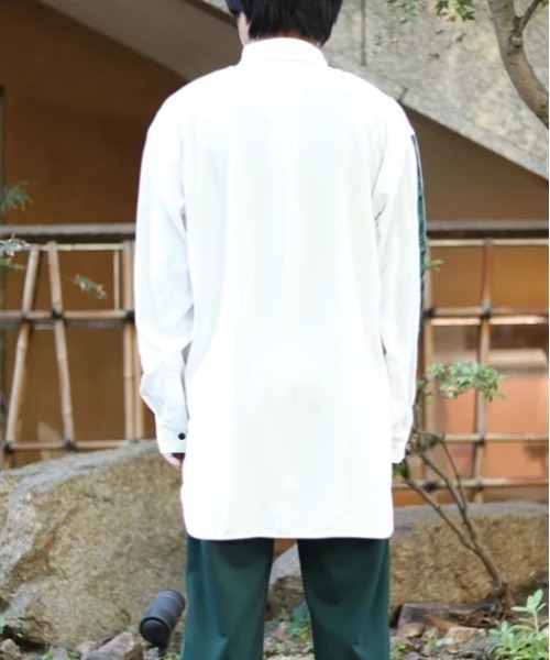 AXES-X(アクシーズエックス)の「百人一首ラインシャツ(シャツ/ブラウス・メンズ・ホワイト/ブラック・LARGE/X-LARGE/MEDIUM)」の13枚目の写真