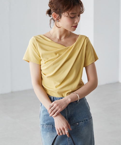 KRISVANASSCHE ドレープカットソー KRISVANASSCHE ドレープカットソー KRISVANASSCHE ドレープカットソー