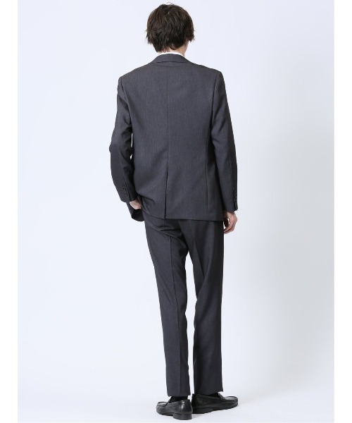 m.f.editorial(エムエフエディトリアル)の「スーツ メンズ 上下 セットアップ スリーピース ビジネス ストレッチ ウォッシャブル 2つボタン スリム リバーシブルベスト付き デニム調(スーツセット・メンズ・ネイビー・AB7/AB6/AB5/A6/A5/A4)」の12枚目の写真