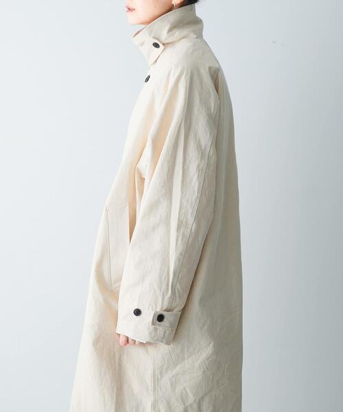 ユニセックス』コットンステンカラーコート（ステンカラーコート）｜か
