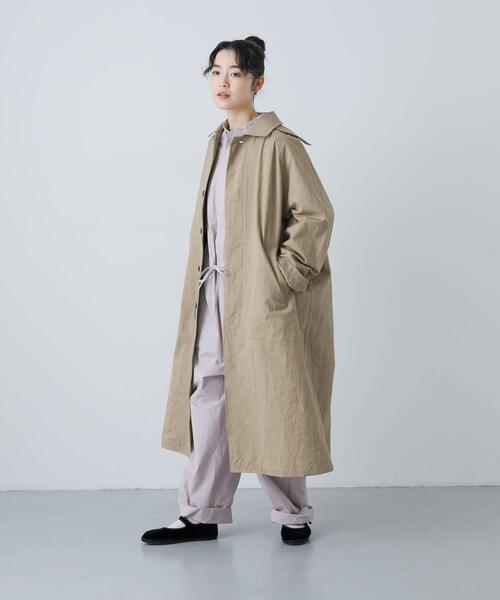 ユニセックス』コットンステンカラーコート（ステンカラーコート）｜か