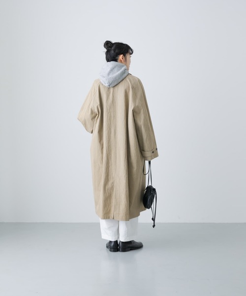 カグレ かぐれ コットンステンカラーコート （BEIGE