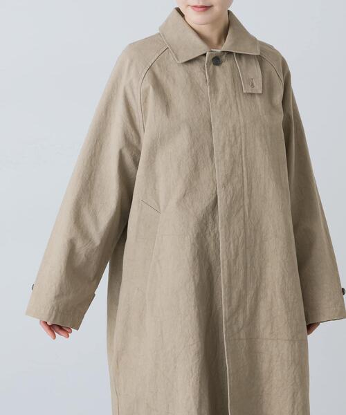 ユニセックス』コットンステンカラーコート（ステンカラーコート）｜か