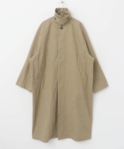 ユニセックス』コットンステンカラーコート（ステンカラーコート）｜か