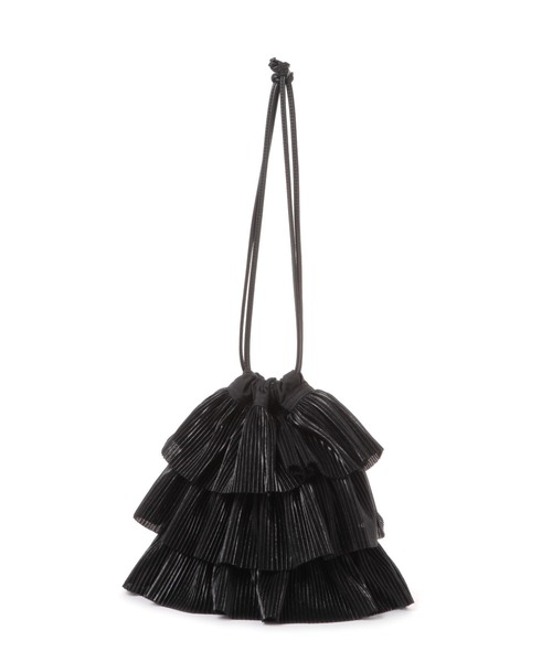 LAKOLE（ラコレ）の「プリーツラッフル2WAYショルダーバッグ / 288796（ショルダーバッグ・レディース・ブラック/ベージュ・FREE）」の17枚目の写真