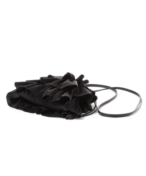 LAKOLE（ラコレ）の「プリーツラッフル2WAYショルダーバッグ / 288796（ショルダーバッグ・レディース・ブラック/ベージュ・FREE）」の12枚目の写真