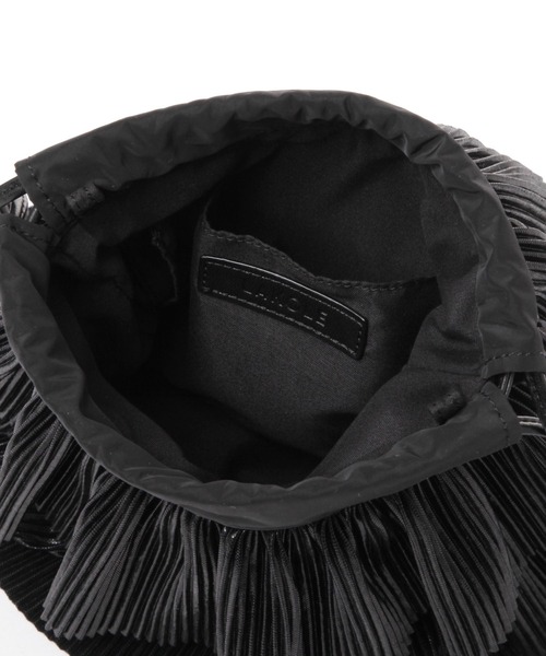 LAKOLE（ラコレ）の「プリーツラッフル2WAYショルダーバッグ / 288796（ショルダーバッグ・レディース・ブラック/ベージュ・FREE）」の5枚目の写真