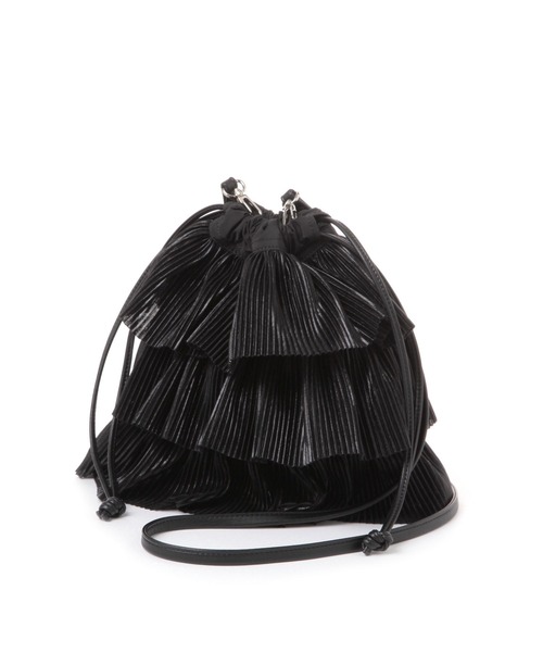 LAKOLE（ラコレ）の「プリーツラッフル2WAYショルダーバッグ / 288796（ショルダーバッグ・レディース・ブラック/ベージュ・FREE）」の18枚目の写真