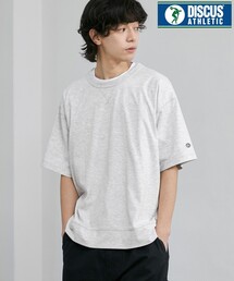 DISCUS | DISCUS（ディスカス）別注 USAコットンスウェットTシャツ（WEB限定カラー）(Tシャツ/カットソー)