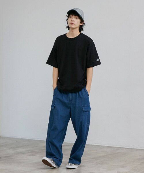 DISCUS（ディスカス）の「DISCUS（ディスカス）別注 USAコットンスウェットTシャツ（WEB限定カラー）（Tシャツ/カットソー・メンズ・オフホワイト/ブラック/ライトグレー/ネイビー/その他1/ベージュ/ダークグレー・M/L/XL/XXL）」の19枚目の写真