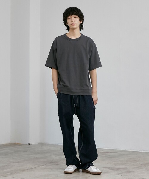 DISCUS（ディスカス）の「DISCUS（ディスカス）別注 USAコットンスウェットTシャツ（WEB限定カラー）（Tシャツ/カットソー・メンズ・オフホワイト/ブラック/ライトグレー/ネイビー/その他1/ベージュ/ダークグレー・M/L/XL/XXL）」の13枚目の写真