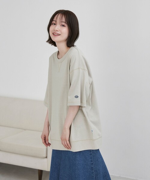 DISCUS（ディスカス）の「DISCUS（ディスカス）別注 USAコットンスウェットTシャツ（WEB限定カラー）（Tシャツ/カットソー・メンズ・オフホワイト/ブラック/ライトグレー/ネイビー/その他1/ベージュ/ダークグレー・M/L/XL/XXL）」の10枚目の写真