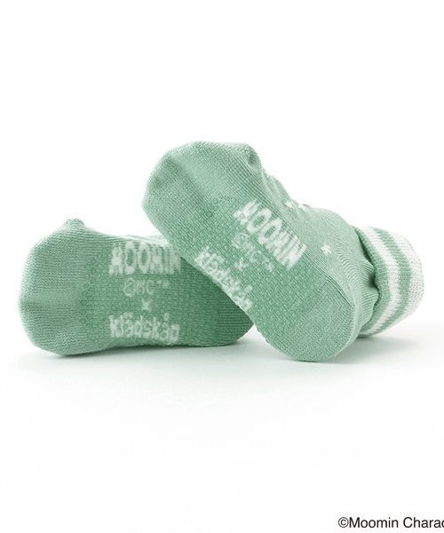 kladskap（クレードスコープ）の「MOOMIN/ムーミン・ニョロニョロカップソックス（ベビーシューズ/ベビーソックス・キッズ・ライトグリーン/マスタード・F）」の11枚目の写真