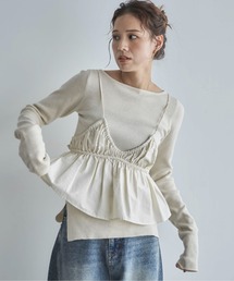 feepur | ギャザーブラトップビスチェ(シャツ/ブラウス)