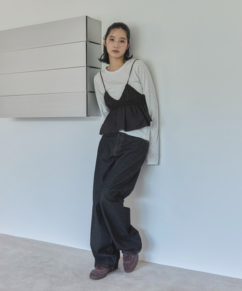 セール】ギャザーブラトップビスチェ（シャツ/ブラウス）｜feepur