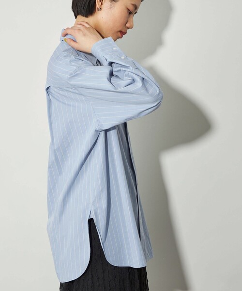 CITEN(シテン)の「<CITEN>エッセンシャルシャツ(シャツ/ブラウス・レディース・ライトブルー/コバルトブルー/その他1/ホワイト・FREE)」の8枚目の写真