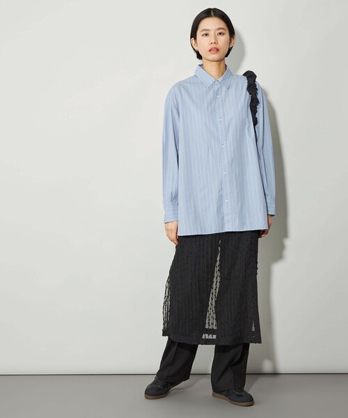 CITEN(シテン)の「<CITEN>エッセンシャルシャツ(シャツ/ブラウス・レディース・ライトブルー/コバルトブルー/その他1/ホワイト・FREE)」の10枚目の写真