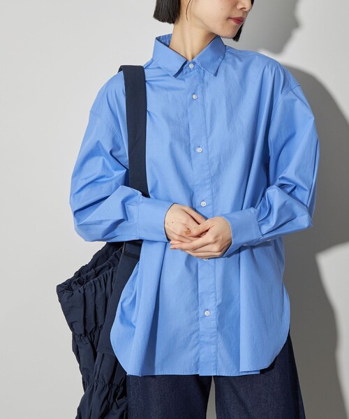 CITEN(シテン)の「<CITEN>エッセンシャルシャツ(シャツ/ブラウス・レディース・ライトブルー/コバルトブルー/その他1/ホワイト・FREE)」の15枚目の写真