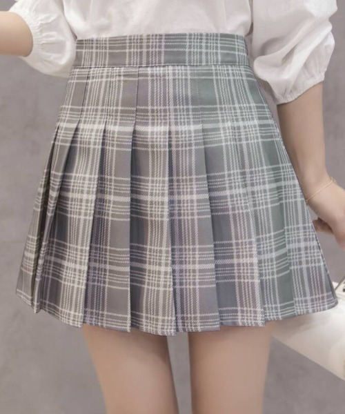 元値4万円❗️新品未使用❗️MARK&LONA プリーツスカート miniministore チェック柄 プリーツスカートミニスカート