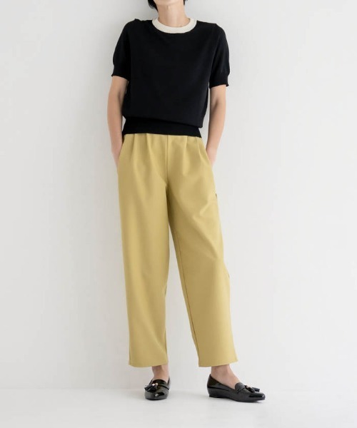 aquagarage(アクアガレージ)の「ウエストタックコクーンパンツ(その他パンツ・レディース・テラコッタ/サンドベージュ/グレイッシュベージュ/ブラック/グレー・M)」の12枚目の写真