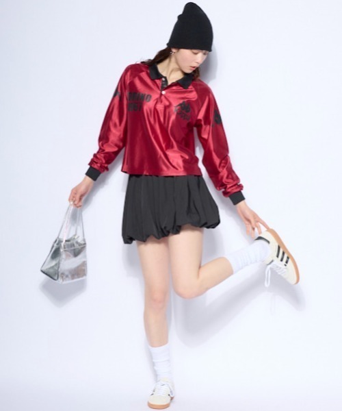 Kappa(カッパ)の「長袖ゲームシャツ(Tシャツ/カットソー・レディース・レッド/ホワイト・MEDIUM/LARGE/X-LARGE)」の5枚目の写真