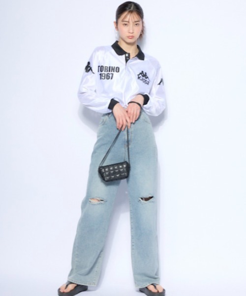 Kappa(カッパ)の「長袖ゲームシャツ(Tシャツ/カットソー・レディース・レッド/ホワイト・MEDIUM/LARGE/X-LARGE)」の9枚目の写真