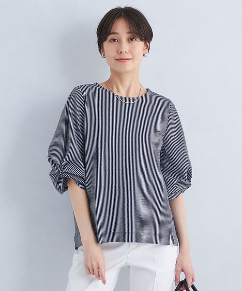 【 7/10 20:00〜！ SUMMER SALE 】RILATO （リラート）コットンジャージ　タックスリーブ　ルーミーカットソー タックスリーブカットソープルオーバー - ベルーナ【公式】