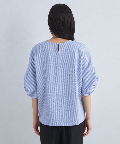 【 7/10 20:00〜！ SUMMER SALE 】RILATO （リラート）コットンジャージ　タックスリーブ　ルーミーカットソー green label relaxing tシャツ サッカー タックスリーブ プル