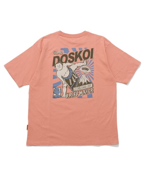 KRIFF MAYER（クリフメイヤー）の「おすもうちゃんT (DOSKOI)（Tシャツ/カットソー・メンズ・オフホワイト/グレー/ブルー/イエロー/コーラル/チャコール・X-LARGE/LARGE/MEDIUM）」の6枚目の写真