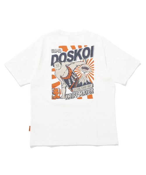 KRIFF MAYER（クリフメイヤー）の「おすもうちゃんT (DOSKOI)（Tシャツ/カットソー・メンズ・オフホワイト/グレー/ブルー/イエロー/コーラル/チャコール・X-LARGE/LARGE/MEDIUM）」の13枚目の写真