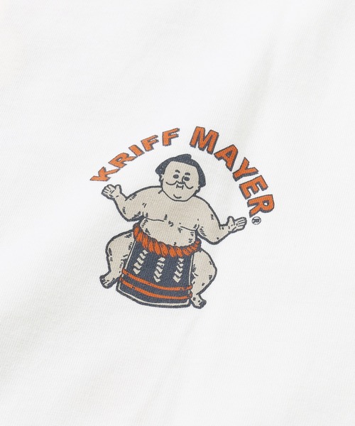 KRIFF MAYER（クリフメイヤー）の「おすもうちゃんT (DOSKOI)（Tシャツ/カットソー・メンズ・オフホワイト/グレー/ブルー/イエロー/コーラル/チャコール・X-LARGE/LARGE/MEDIUM）」の21枚目の写真