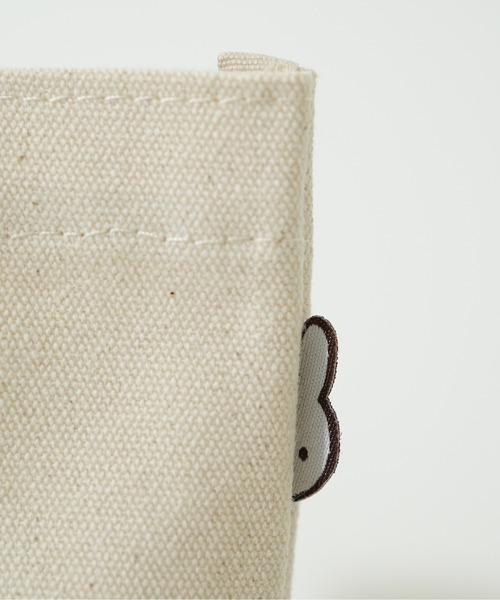 Miffy（ ミッフィー）の「【miffy/ミッフィー】 A4サイズ対応 トートバッグ フラワーリース刺繍（トートバッグ・レディース・モカ/ナチュラル・FREE）」の6枚目の写真