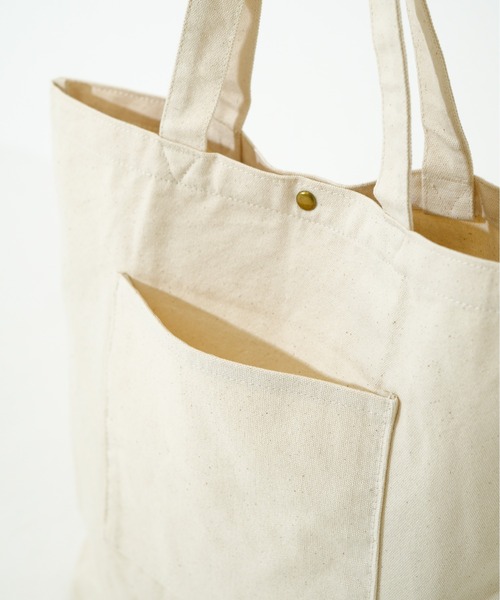 Miffy（ ミッフィー）の「【miffy/ミッフィー】 A4サイズ対応 トートバッグ フラワーリース刺繍（トートバッグ・レディース・モカ/ナチュラル・FREE）」の9枚目の写真