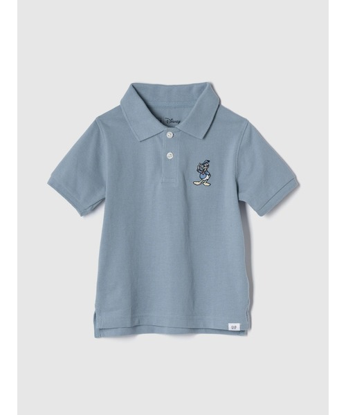 GAP（ギャップ）の「babyGap | ディズニー ピケ ポロシャツ (ベビー)（ポロシャツ・キッズ・オレンジ/イエロー/ブルー/オフホワイト・80ｃｍ/90cm/95cm/100cm/105cm/110cm）」の3枚目の写真