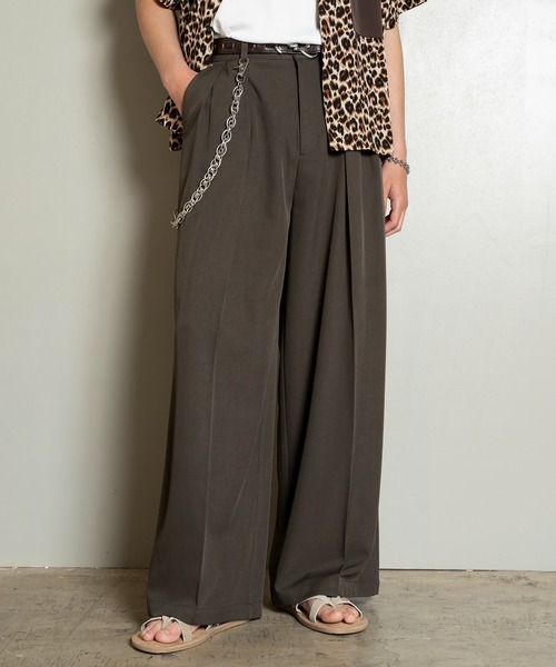 パンツ wide slacks shorts WOOL TROPICAL WIDE-LEG EASY SHORTS(1 BLACK): YOKE: MENS｜THE