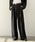 Forte�i�t�H���e�j�i�t�H���e�j�́uWest Side Modern Wide Slacks Pants/�E�G�X�g�T�C�h���_�����C�h�X���b�N�X�p���c/�h���[�v��/�I�[���V�[�Y�����p�\/�Z�b�g�A�b�v���p�\�i�X���b�N�X�j�v�b�u���b�N