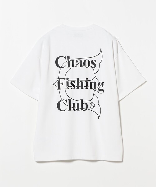 Chaos Fishing Club(カオスフィッシングクラブ)の「EVISEN SKATEBOARDS × Chaos Fishing Club / DRY LOGO TEE(Tシャツ/カットソー・メンズ・ブラック/ホワイト・XL/M/L)」の7枚目の写真