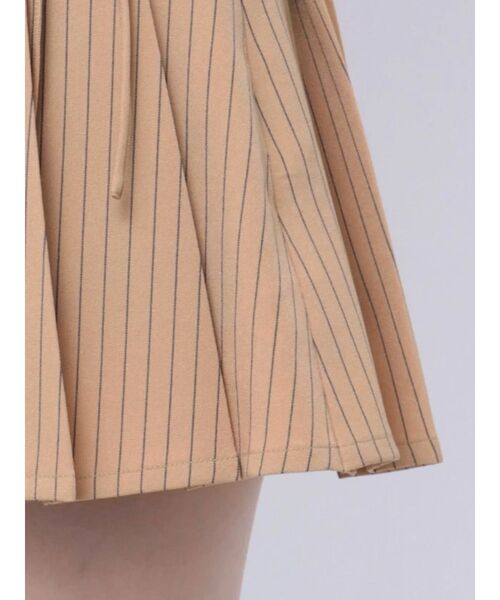 jouetie（ジュエティ）の「【FRUITSZIPPER鎮西寿々歌】リボンプリーツスカート（スカート・レディース・ベージュ・MEDIUM）」の15枚目の写真