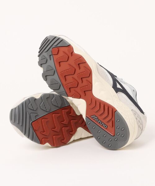 MIZUNO（ミズノ　）の「mizuno ミズノ CONTENDER レディーススニーカー 厚底(コンテンダー) D1GA2369 24 オフホワイト/ネイビー/グレー（スニーカー・レディース・ホワイト系その他・23.5cm/24.5cm/23.0cm/24.0cm/25.0cm）」の3枚目の写真