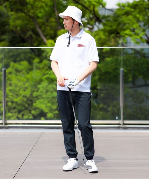 BEAMS GOLF（ビームスゴルフ）の「【吸水速乾/UVカット】〈MEN〉ORANGE