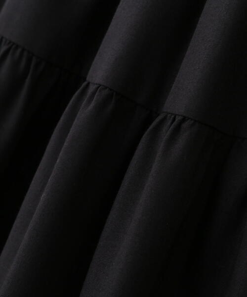 PROPORTION BODY DRESSING(プロポーションボディドレッシング)の「<E>オフショルティアードワンピース / 1215147401(ワンピース・レディース・ブラック/レッド・MEDIUM/SMALL)」の9枚目の写真