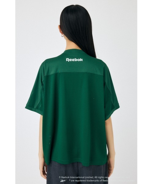 MOUSSY(マウジー)の「REEBOK NUMBER MESH Tシャツ(Tシャツ/カットソー・レディース・ブラック/ダークグリーン・FREE)」の11枚目の写真