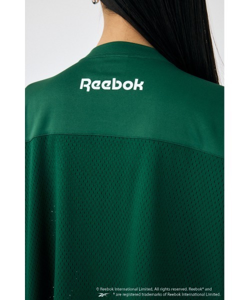 MOUSSY(マウジー)の「REEBOK NUMBER MESH Tシャツ(Tシャツ/カットソー・レディース・ブラック/ダークグリーン・FREE)」の13枚目の写真