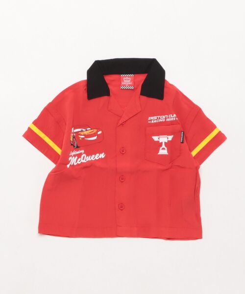 Disney(ディズニー)の「ディズニー カーズ エンブレム配色シャツ 0309K(シャツ/ブラウス・キッズ・レッド系9・90cm/100cm/110cm/120cm)」の3枚目の写真