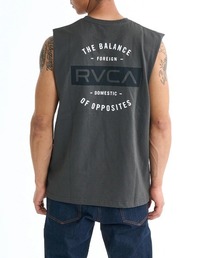 RVCA メンズ TCS TT タンクトップ 【2025年春夏モデル】/ルーカバックプリントカットオフタンクトップ