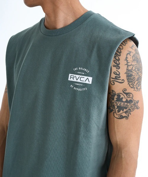 RVCA(ルーカ)の「RVCA メンズ TCS TT タンクトップ 【2025年春夏モデル】/ルーカバックプリントカットオフタンクトップ(タンクトップ・メンズ・ブラック/ブラック系その他/ホワイト/グリーン系その他/ベージュ・SMALL/MEDIUM/LARGE/X-LARGE)」の11枚目の写真