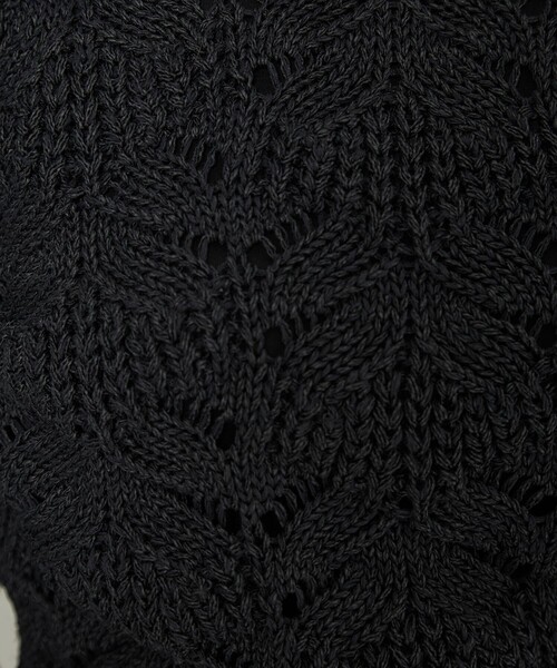 PHOTOCOPIEU（フォトコピュー）の「【PHOTOCOPIEU/フォトコピュー】CROCHET SWEATER/ニット/セーター（ニット/セーター・レディース・ブラック・36）」の10枚目の写真